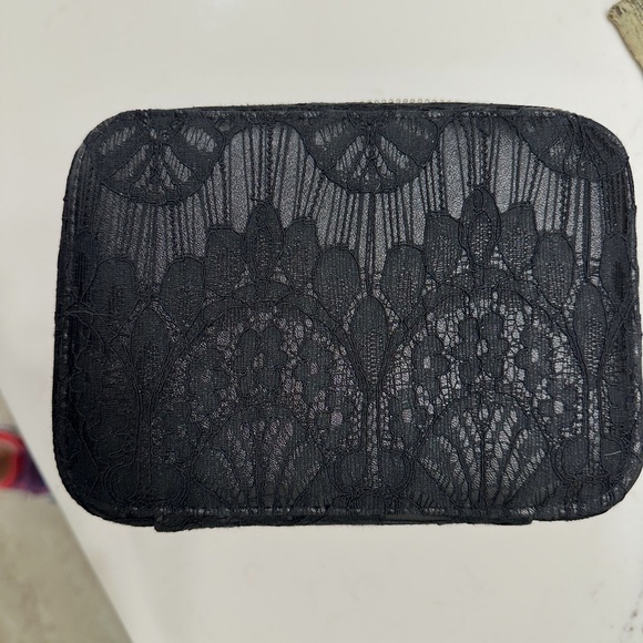 Trish McEvoy Handbags - Trish McEvoy Black Lace makeup planner